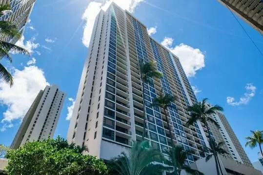 Apartament 36Th-Floor Oceanview Suite--Full Kitchen, Stylish Comfort & Great Value Honolulu